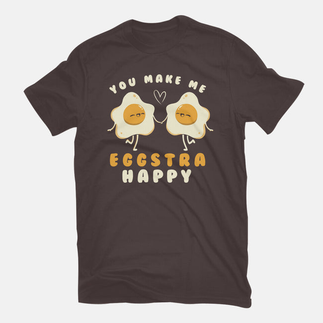 You Make Me Eggstra Happy-Womens-Basic-Tee-tobefonseca