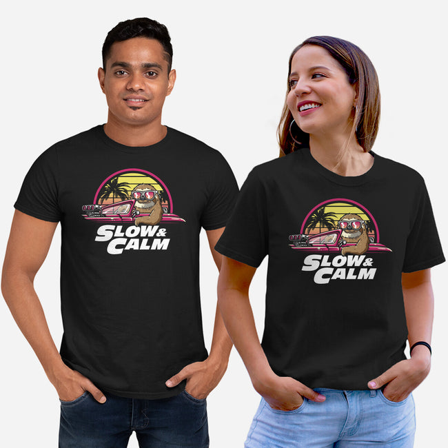 Slow And Calm-Unisex-Basic-Tee-Olipop