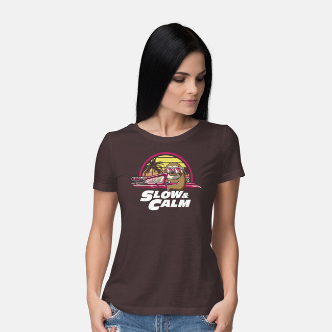 Slow And Calm-Womens-Basic-Tee-Olipop