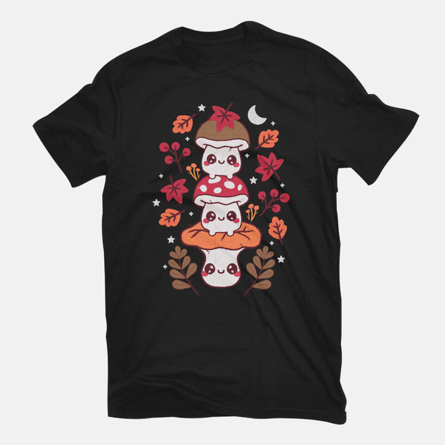 Mushrooms Embroidery Patch-Mens-Premium-Tee-NemiMakeit