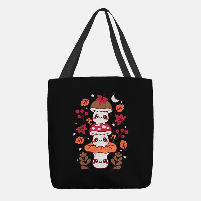 Mushrooms Embroidery Patch-None-Basic Tote-Bag-NemiMakeit