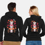 Mushrooms Embroidery Patch-Unisex-Zip-Up-Sweatshirt-NemiMakeit