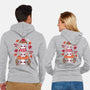 Mushrooms Embroidery Patch-Unisex-Zip-Up-Sweatshirt-NemiMakeit