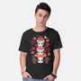 Mushrooms Embroidery Patch-Mens-Basic-Tee-NemiMakeit