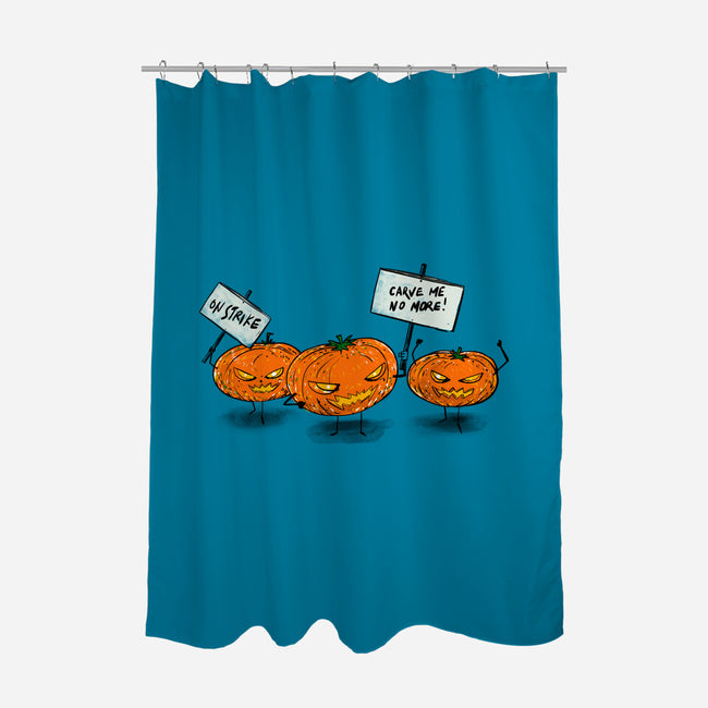 On Strike-None-Polyester-Shower Curtain-kharmazero