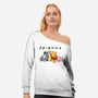 Animal Friends-Womens-Off Shoulder-Sweatshirt-turborat14