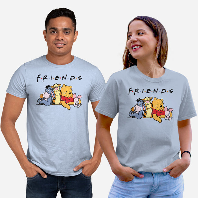 Animal Friends-Unisex-Basic-Tee-turborat14