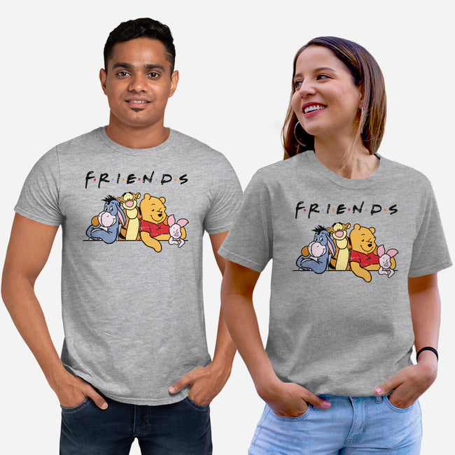 Animal Friends-Unisex-Basic-Tee-turborat14