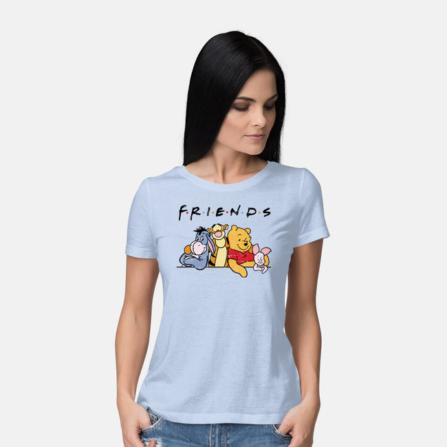 Animal Friends-Womens-Basic-Tee-turborat14