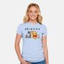 Animal Friends-Womens-Fitted-Tee-turborat14