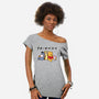 Animal Friends-Womens-Off Shoulder-Tee-turborat14