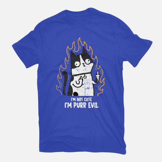 I'm Purr Evil-Womens-Basic-Tee-turborat14