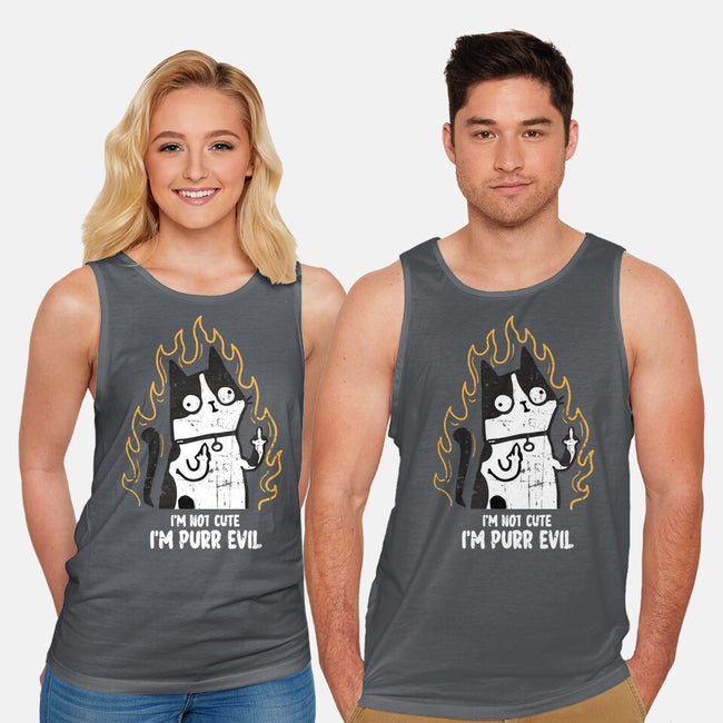 I'm Purr Evil-Unisex-Basic-Tank-turborat14