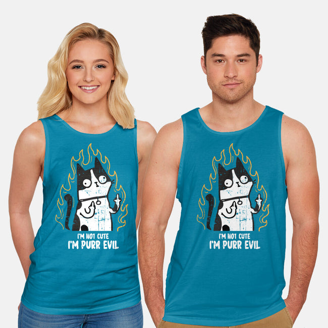 I'm Purr Evil-Unisex-Basic-Tank-turborat14