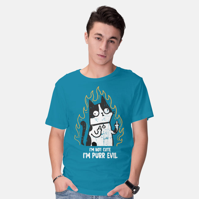 I'm Purr Evil-Mens-Basic-Tee-turborat14