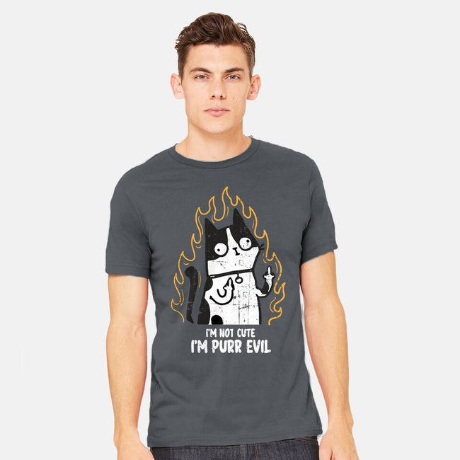 I'm Purr Evil-Mens-Heavyweight-Tee-turborat14