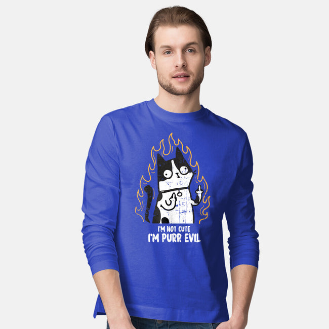 I'm Purr Evil-Mens-Long Sleeved-Tee-turborat14