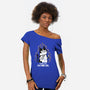 I'm Purr Evil-Womens-Off Shoulder-Tee-turborat14