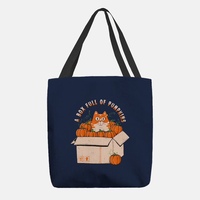 A Box Full Of Pumpkins-None-Basic Tote-Bag-GODZILLARGE