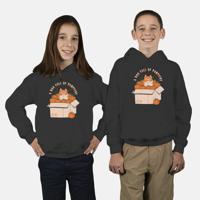 A Box Full Of Pumpkins-Youth-Pullover-Sweatshirt-GODZILLARGE