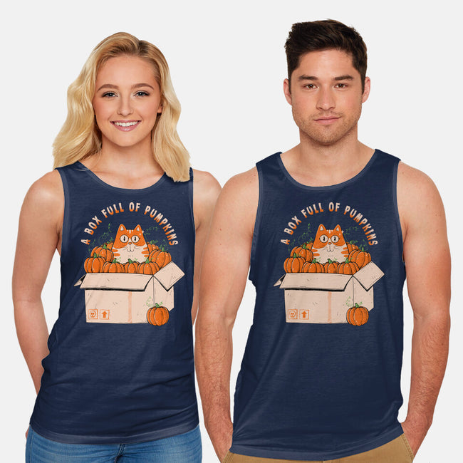 A Box Full Of Pumpkins-Unisex-Basic-Tank-GODZILLARGE