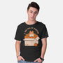 A Box Full Of Pumpkins-Mens-Basic-Tee-GODZILLARGE