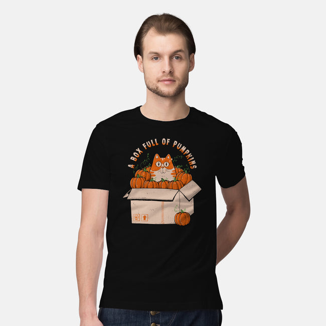 A Box Full Of Pumpkins-Mens-Premium-Tee-GODZILLARGE