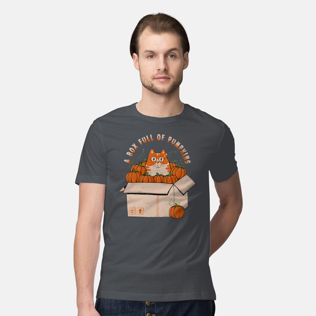 A Box Full Of Pumpkins-Mens-Premium-Tee-GODZILLARGE