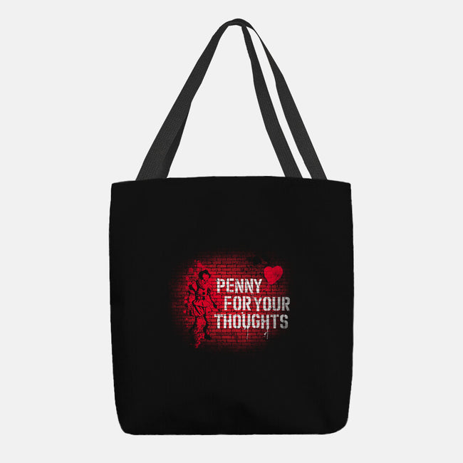 Penny For Your Thoughts-None-Basic Tote-Bag-rocketman_art