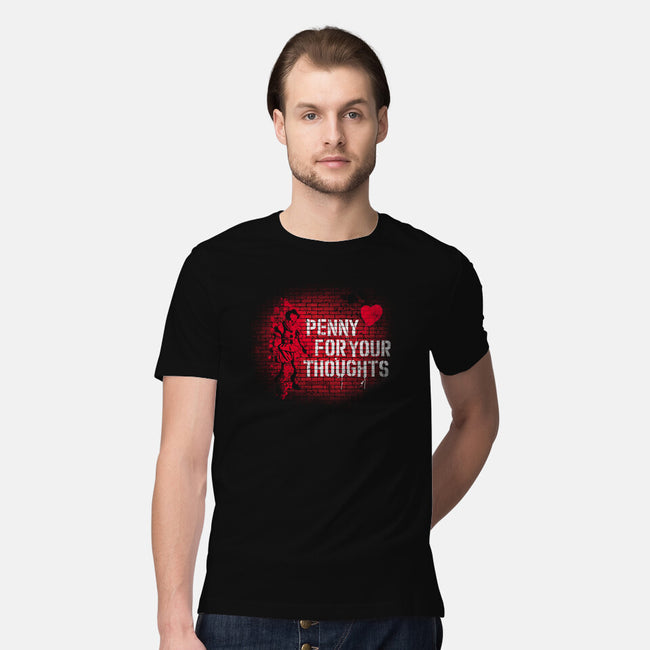 Penny For Your Thoughts-Mens-Premium-Tee-rocketman_art