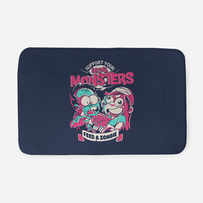 Support Your Local Zombie-None-Memory Foam-Bath Mat-estudiofitas