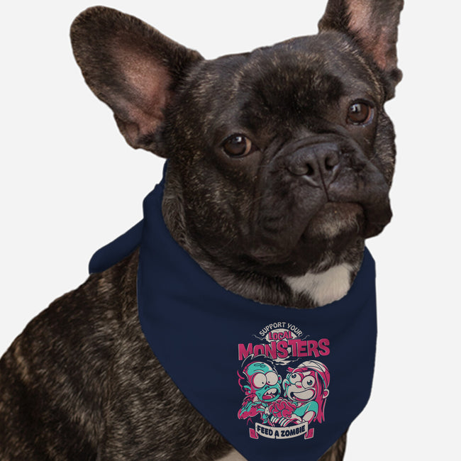 Support Your Local Zombie-Dog-Bandana-Pet Collar-estudiofitas