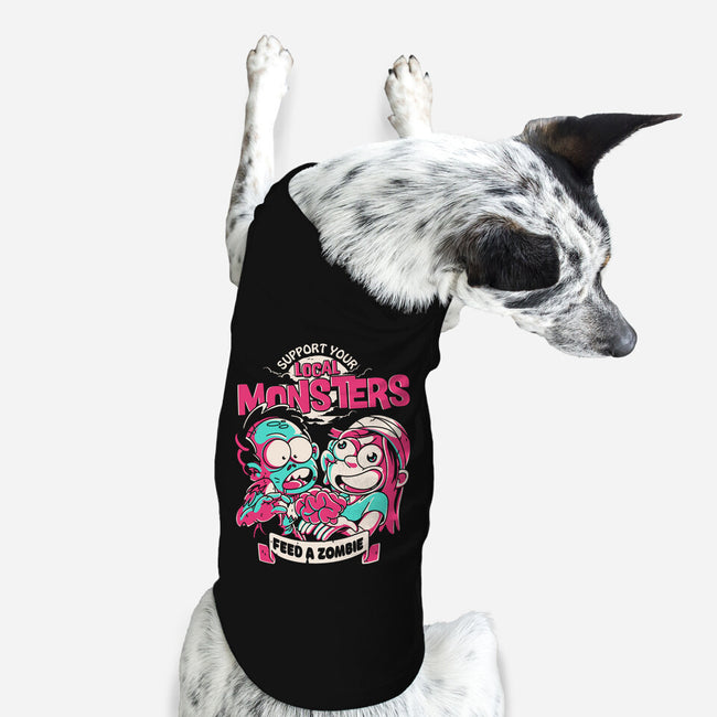 Support Your Local Zombie-Dog-Basic-Pet Tank-estudiofitas