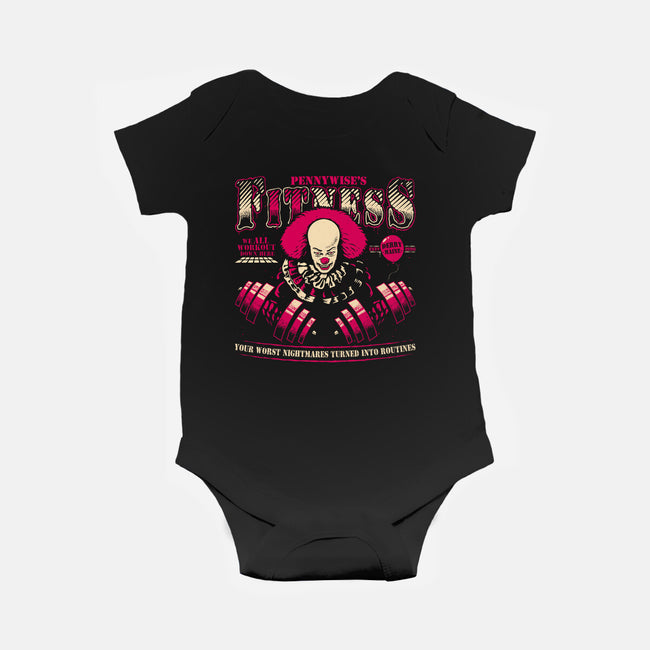 Pennywise's Fitness-Baby-Basic-Onesie-teesgeex