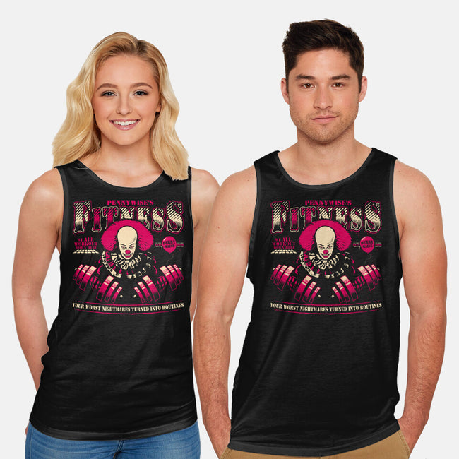 Pennywise's Fitness-Unisex-Basic-Tank-teesgeex