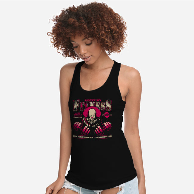 Pennywise's Fitness-Womens-Racerback-Tank-teesgeex