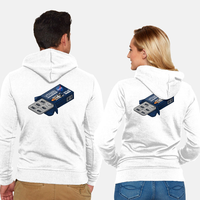 Vitamin NASA-Unisex-Zip-Up-Sweatshirt-By Berto