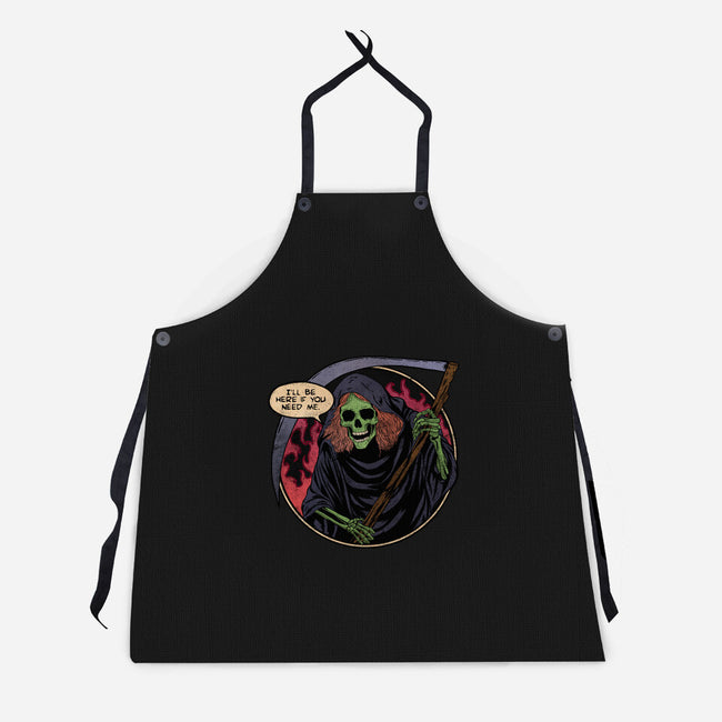 Deathly Friend-Unisex-Kitchen-Apron-fanfreak1