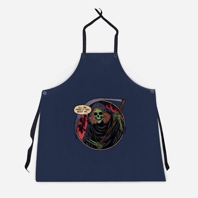 Deathly Friend-Unisex-Kitchen-Apron-fanfreak1