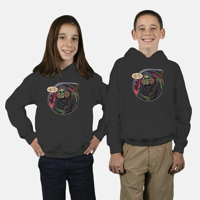 Deathly Friend-Youth-Pullover-Sweatshirt-fanfreak1