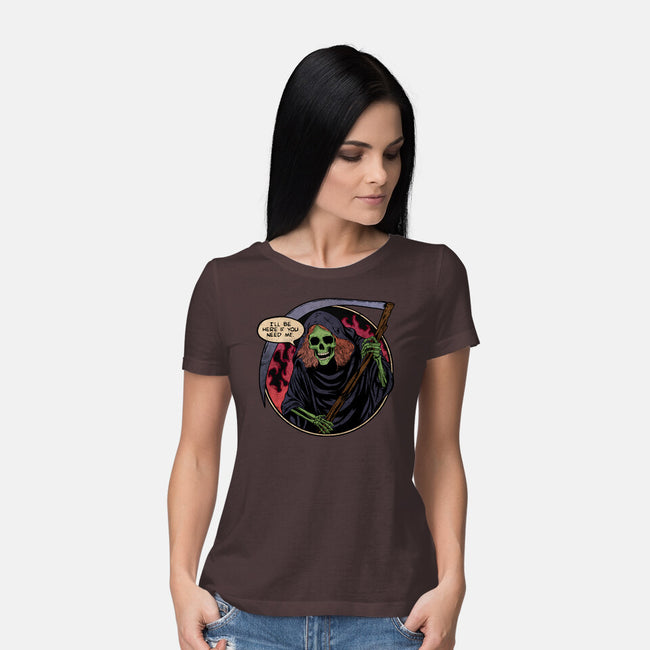 Deathly Friend-Womens-Basic-Tee-fanfreak1