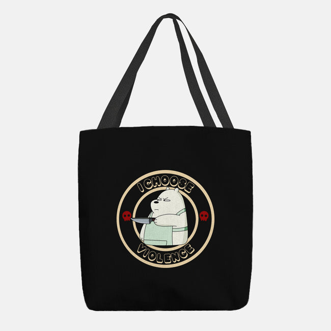 I Choose Violence-None-Basic Tote-Bag-MaxoArt