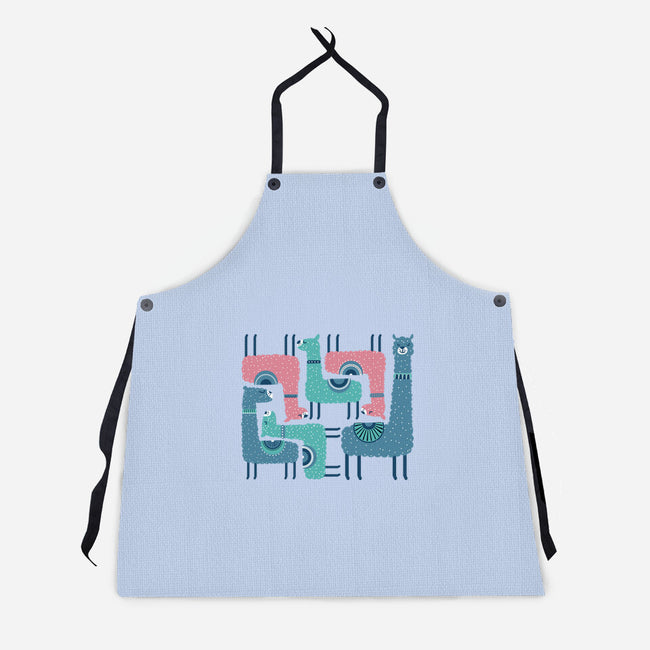 We're Alpacked-Unisex-Kitchen-Apron-erion_designs