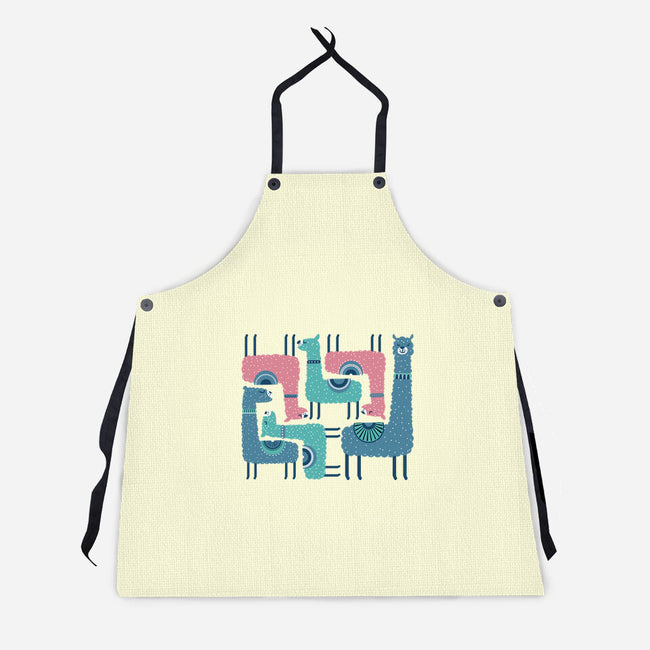 We're Alpacked-Unisex-Kitchen-Apron-erion_designs