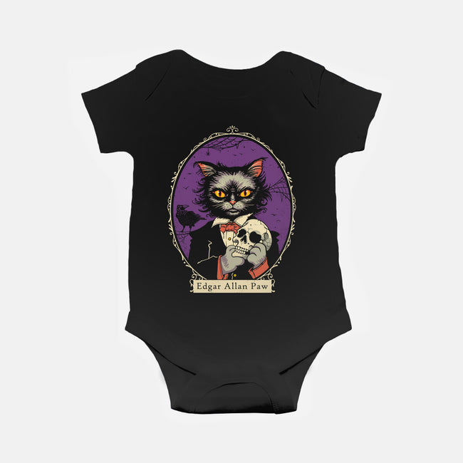 Edgar Allan Paw-Baby-Basic-Onesie-vp021