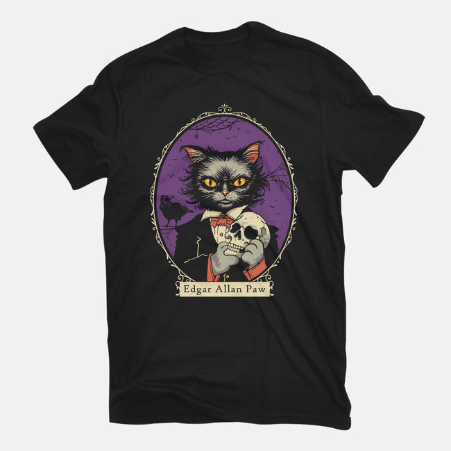 Edgar Allan Paw-Womens-Fitted-Tee-vp021