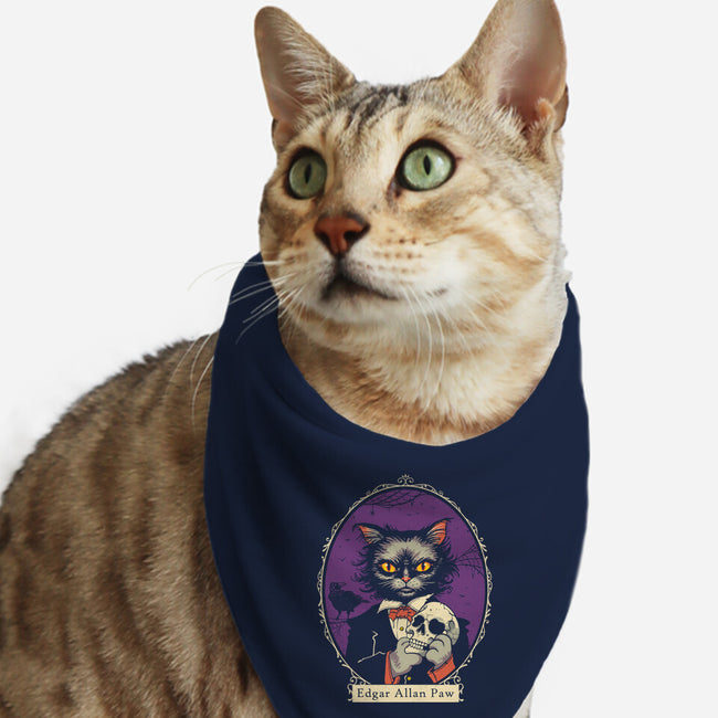 Edgar Allan Paw-Cat-Bandana-Pet Collar-vp021