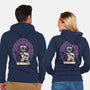 Edgar Allan Paw-Unisex-Zip-Up-Sweatshirt-vp021