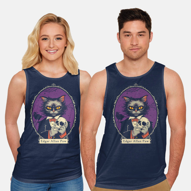 Edgar Allan Paw-Unisex-Basic-Tank-vp021