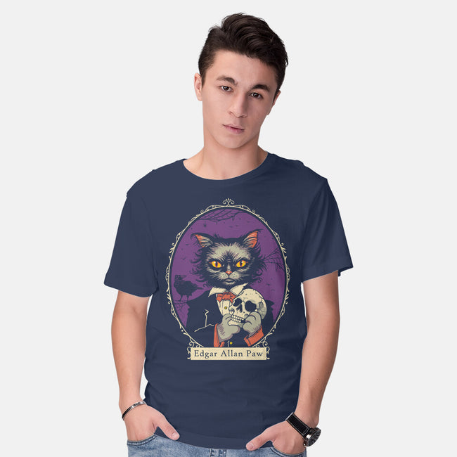 Edgar Allan Paw-Mens-Basic-Tee-vp021